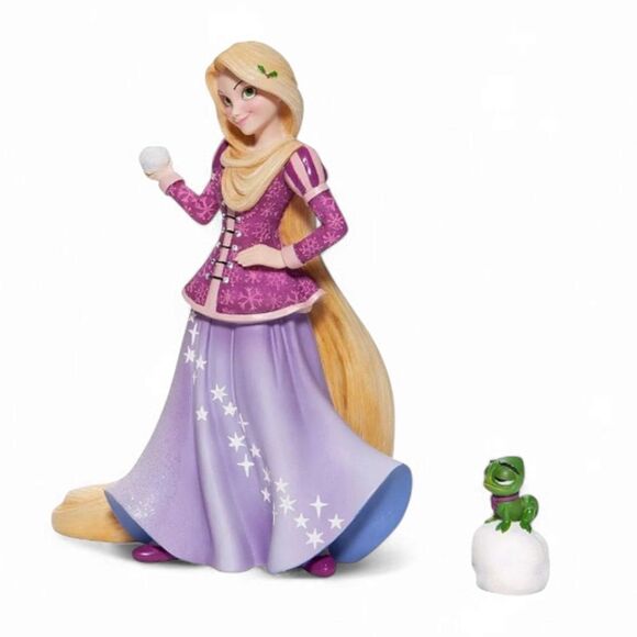 Enesco Disney Showcase Tangled Holiday Princess Rapunzel Figurine - Picture 2 of 5